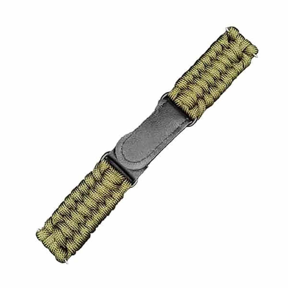 22mm Universal Watch Paracord Army Military Nylon Strap- Green