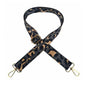 Handbag /Purse/Shoulder/Crossbody Canvas Replacement Strap- Grey Leopard