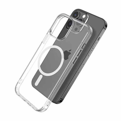 Clear MagSafe Magnetic Case Back Cover for iPhone 14 Pro