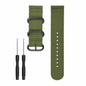 Nylon Replacement Bands 26mm Watch Strap Band Accessory with Pins and removal tools for Garmin Fenix 3 / Fenix 3 HR, Fenix 5X / 6X / 7X Smart Watch - Green
