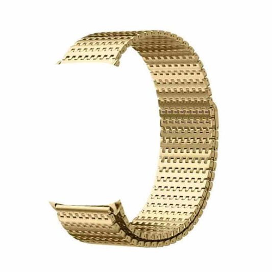 Needle chain magnetic absorption steel band for Apple 42/44/45/49mm watch - Gold
