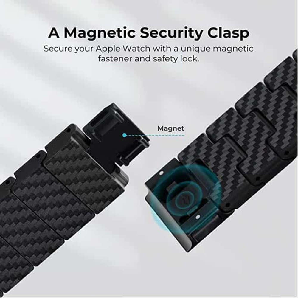 Plasticized Hexagon Strap for 42/44/45/49mm Apple Watch w/ Tool