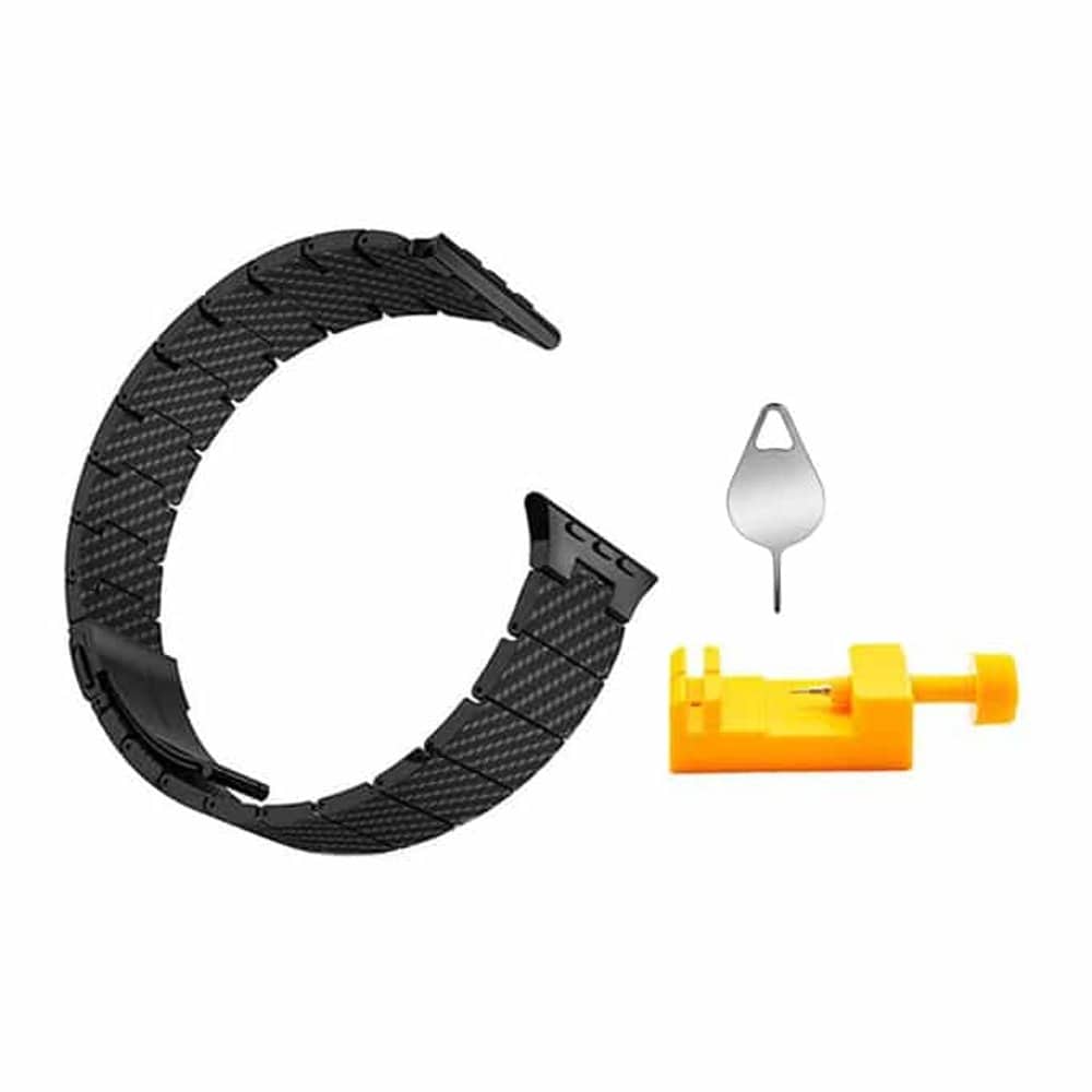 Plasticized Hexagon Strap for 42/44/45/49mm Apple Watch w/ Tool