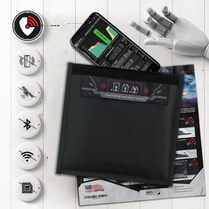 RFID Signal Blocker Anti-Tracking Phone Travel Faraday Bag