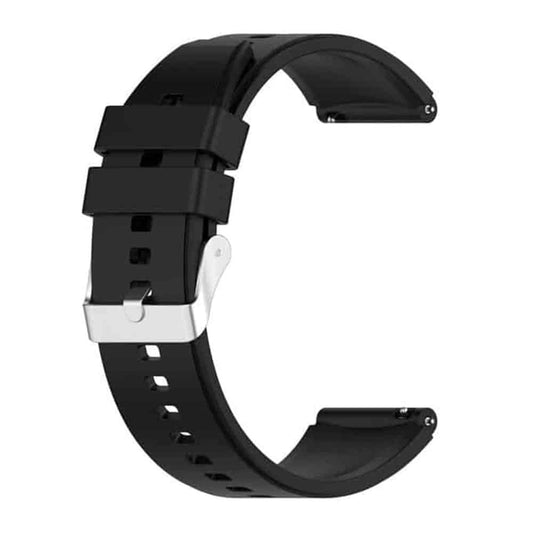 22MM Universal Silicone strap - Black