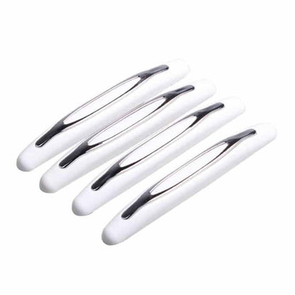 Universal Anti-Scratch Car Door Edge Guard Bumper x4- White