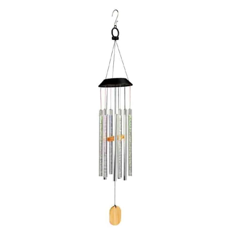 Garden Verandah Outdoor Solar Powered LED Wind Chime Light