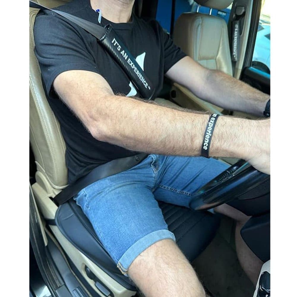 "It's An Experience" Padded Car Seat Belt Cover Protector 1pc