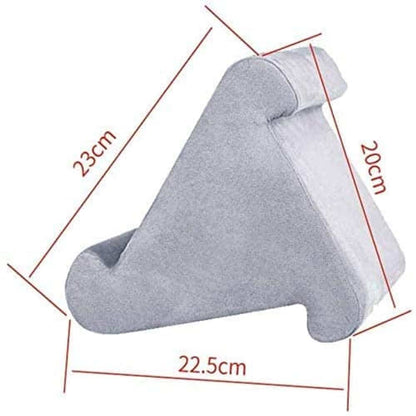 Multi-Angle Soft Microfibre Pillow Lap Stand Tablet Holder