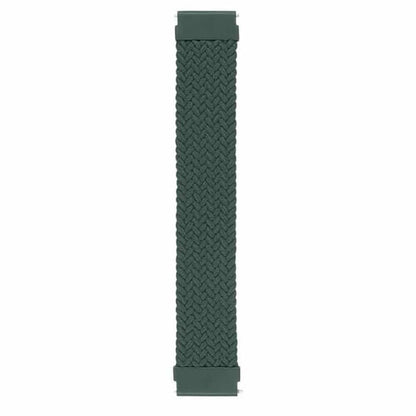 22mm Braided Solo Loop Band,Size:XL(165mm) - Army Green