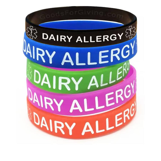 Dairy Allergy Bracelet,5pcs/set    size:(18cm)