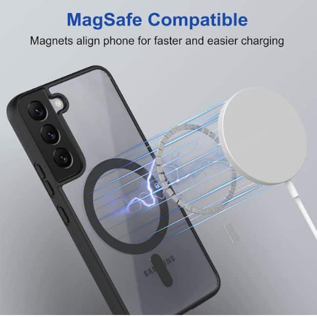 MagSafe Protective Back Cover Case for Samsung Galaxy S22