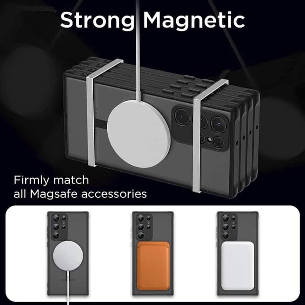 MagSafe Protective Back Cover Case for Samsung Galaxy S22 Ultra