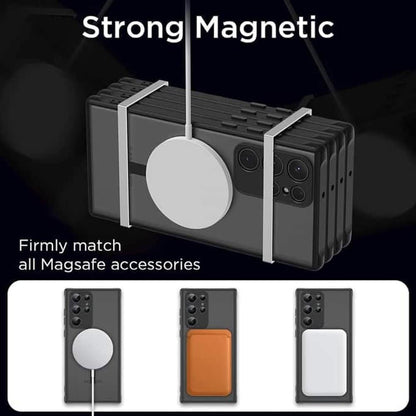 MagSafe Protective Back Cover Case for Samsung Galaxy S22 Ultra