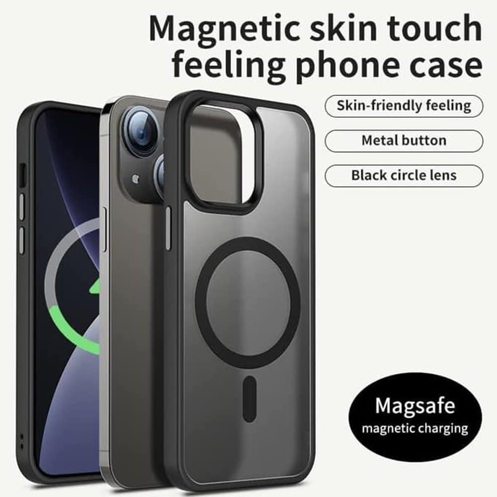 Shockproof MagSafe Protective Back Cover Case for iPhone 15