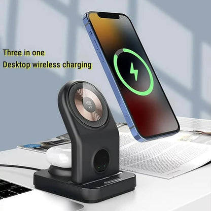 15W MagSafe Wireless Desk Charger for Android/ Apple iPhone