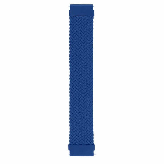 20mm Braided Solo Loop Band,Size:XS(125mm) - Navy