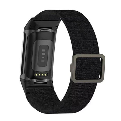 Adjustable Elastic Nylon Strap for Fitbit Charge 5/ Charge 6