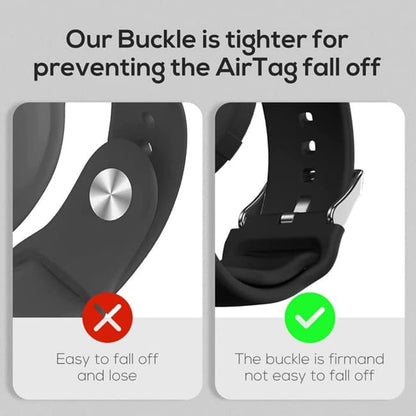 Silicone Strap with Protective Case Cover for Apple AirTag