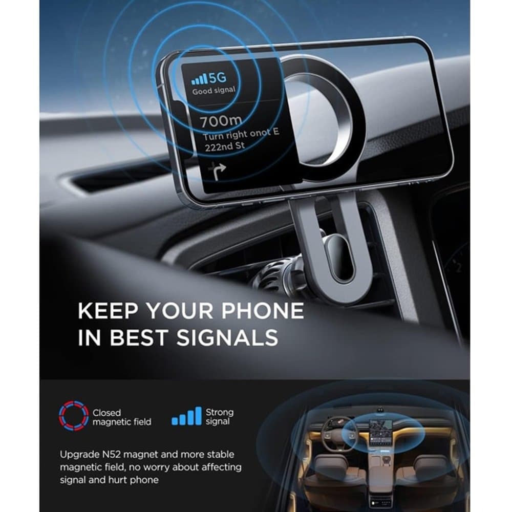 Magnetic Universal Phone Holder for Car- MagSafe Compatible