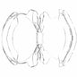 PC Hollow Case  for samsung galaxy watch 6 - 40MM Clear