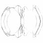 PC Hollow Case  for samsung galaxy watch 6 - 44MM Clear
