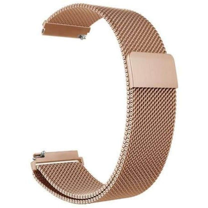 universal 22mm replacement Milanese strap - Black (S/M)