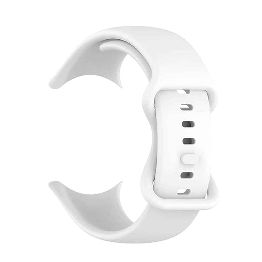 Silicone Strap for Google Pixel Watch 1- White- M/L