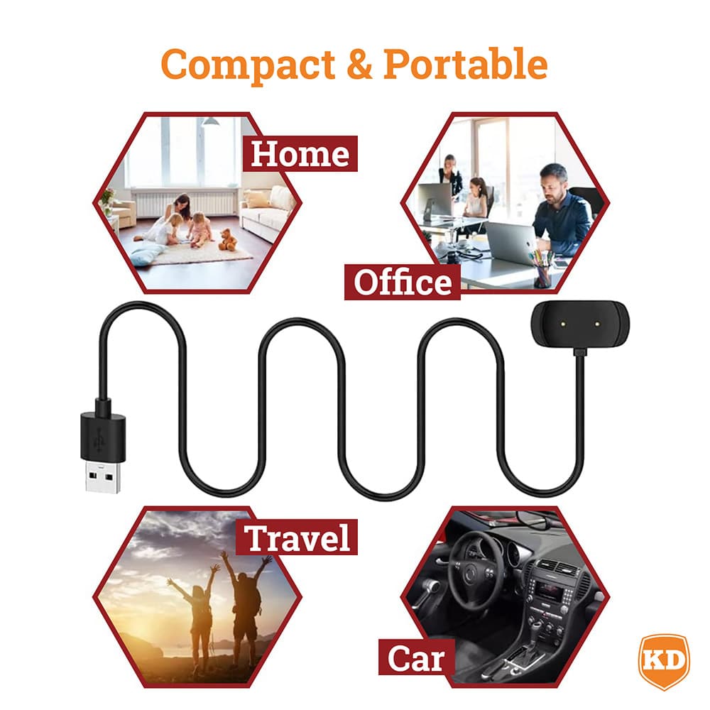 USB Charging Cable for Amazfit A2149/ GTR 2e/ T-Rex Pro/ Pop