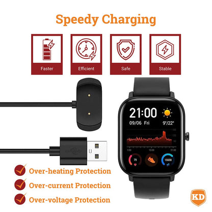 USB Charging Cable for Amazfit A2149/ GTR 2e/ T-Rex Pro/ Pop