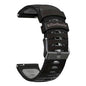 20mm Universal Watch Silicone Strap for Garmin Samsung Huawei- Black & Grey