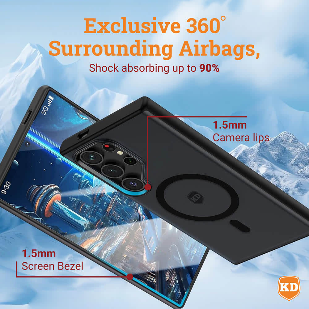 MagSafe Protective Back Cover Case for Samsung Galaxy S24 Ultra