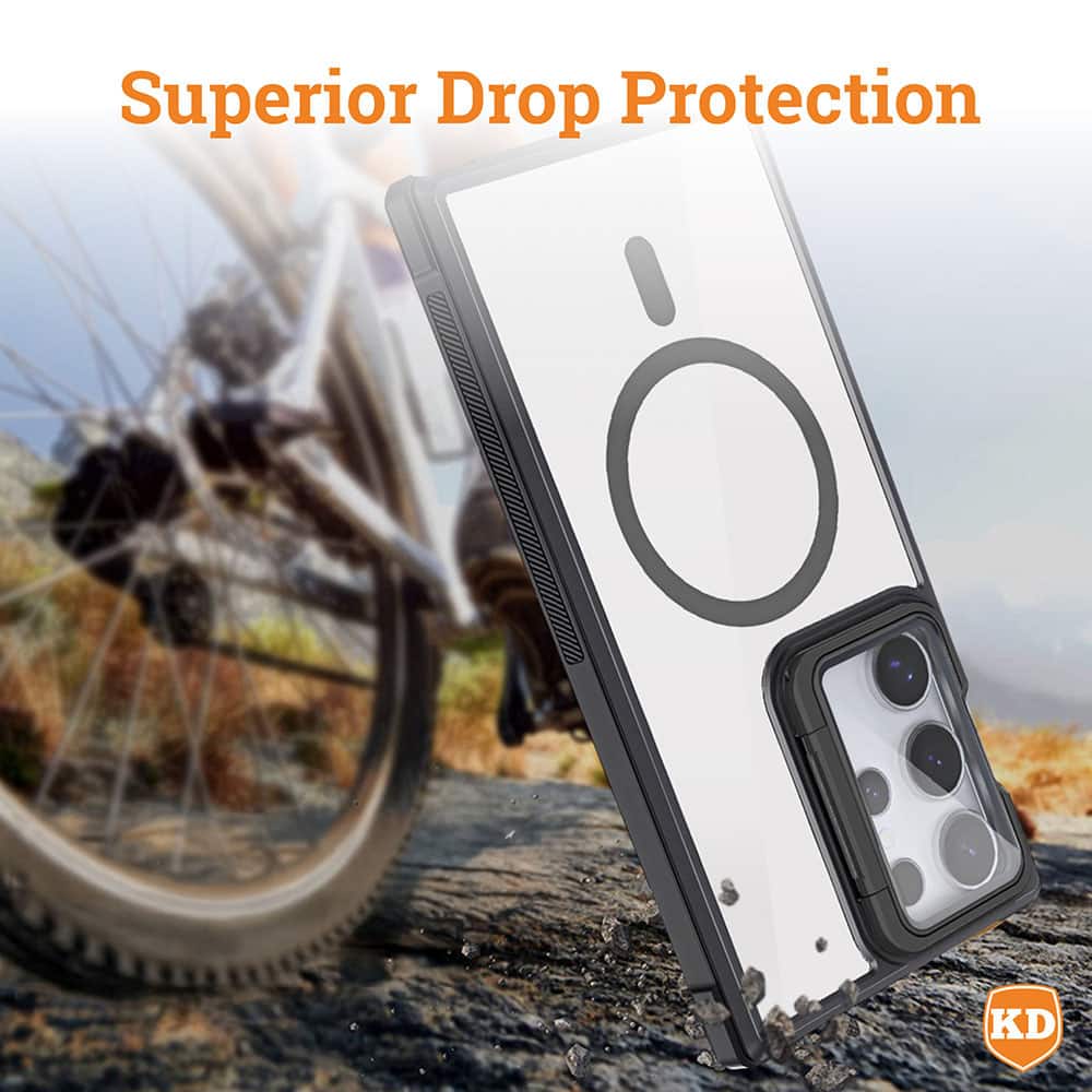 MagSafe Case & Camera Lens Protector for Samsung S24 Ultra- Clear