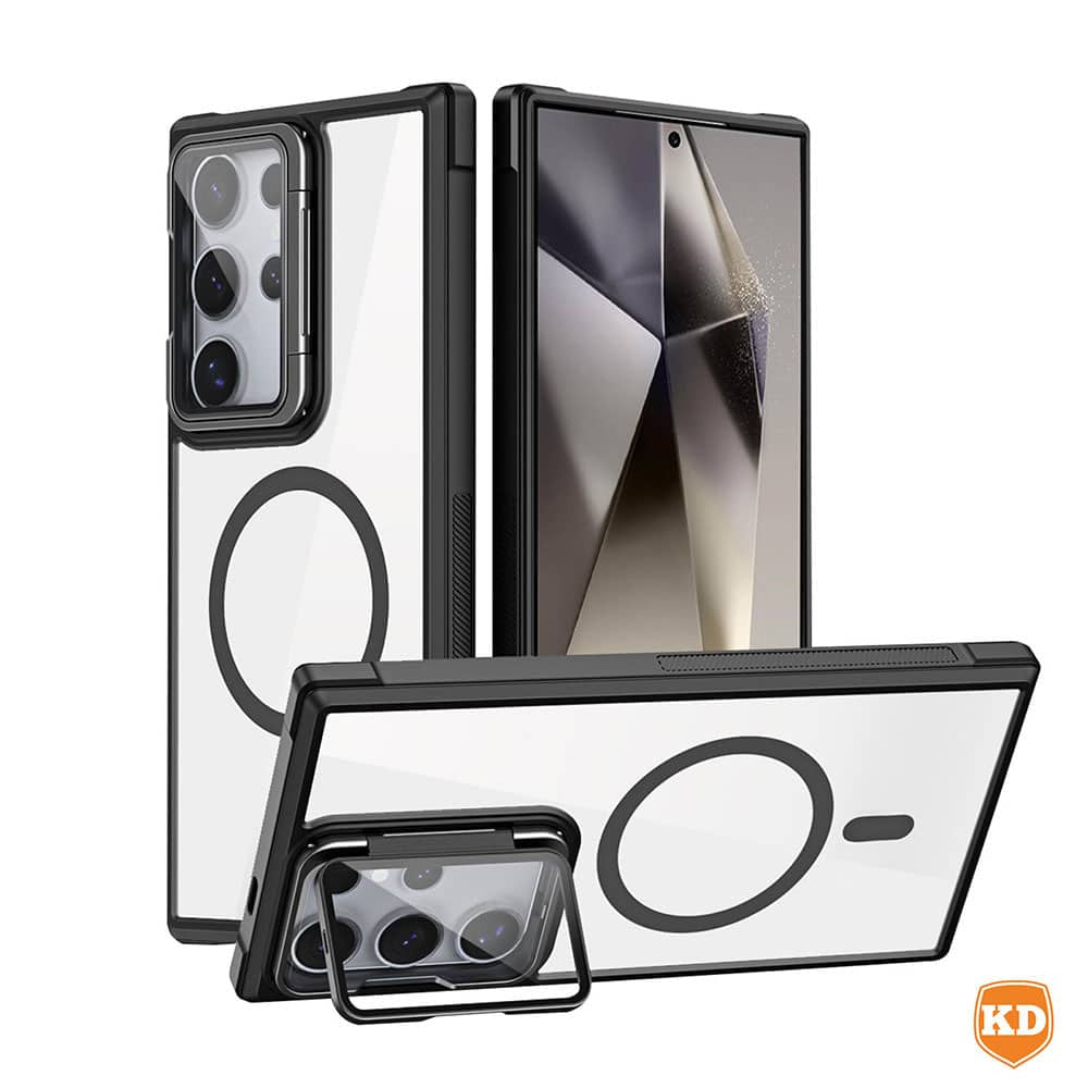 MagSafe Case & Camera Lens Protector for Samsung S24 Ultra- Clear