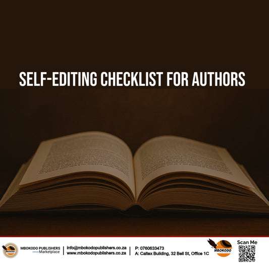 Self-Editing Checklist for Authors