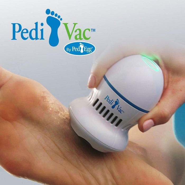 PediVac Callus Remover Feet Grinder with Built in Vacuum