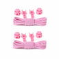 elastic lazy no-tie silicone speed laces - Pink (x2 Combo)
