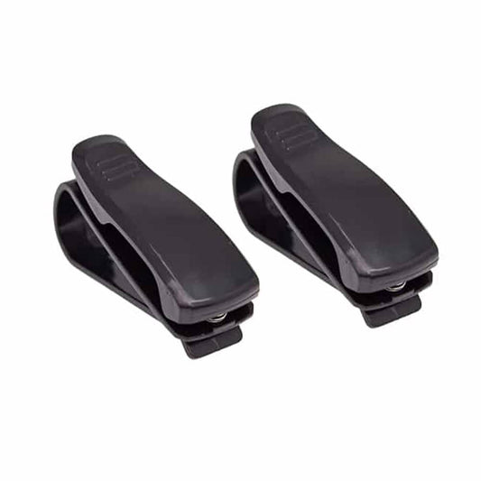 Car Visor Glasses Sunglasses & Ticket Credit Card Clip Holder (Black) 2 pack Combo