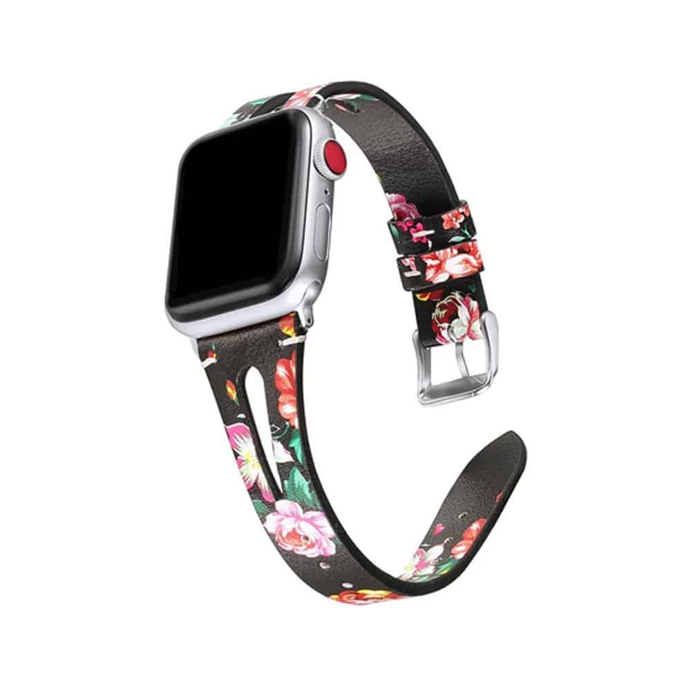 Leather & Silicone Strap Combo for  38/40/41mm Apple Watch