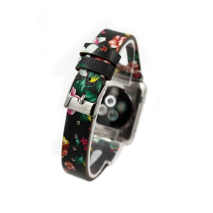 Leather & Silicone Strap Combo for  38/40/41mm Apple Watch