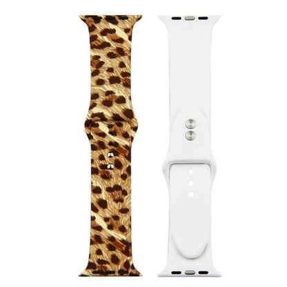 Leather & Silicone Strap Combo for  38/40/41mm Apple Watch