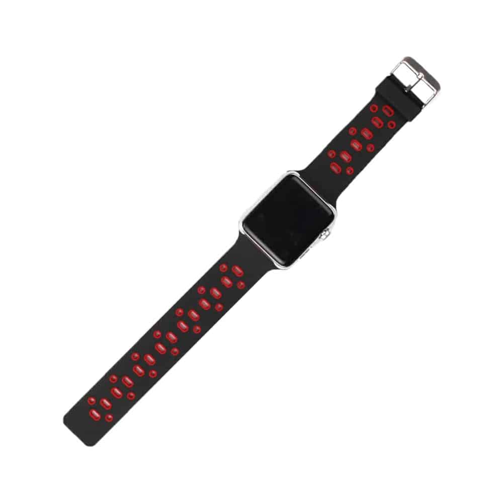 Sporty Silicone Strap for 42/44/45/49mm Apple Watch- 3-Colour Combo