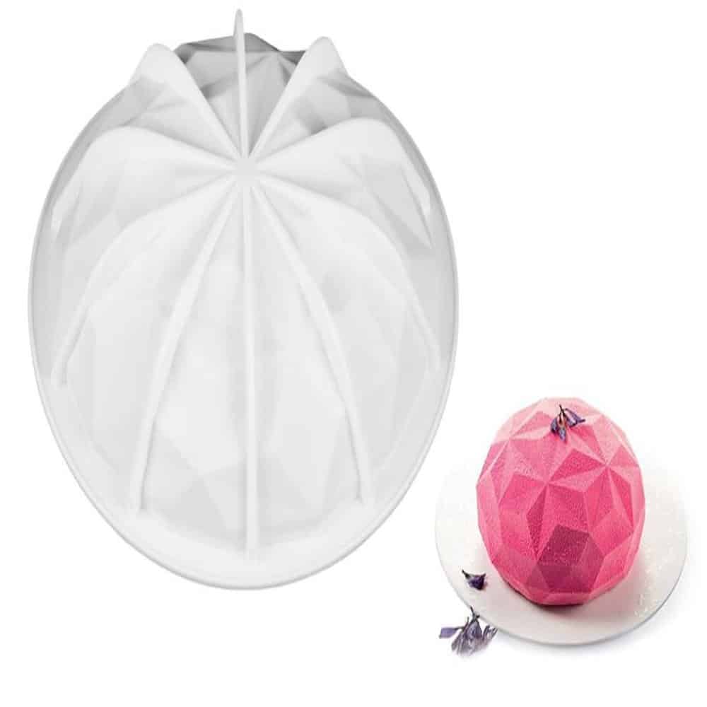 Mini Diamond + Diamond Cake Silicone Baking Mould Combo