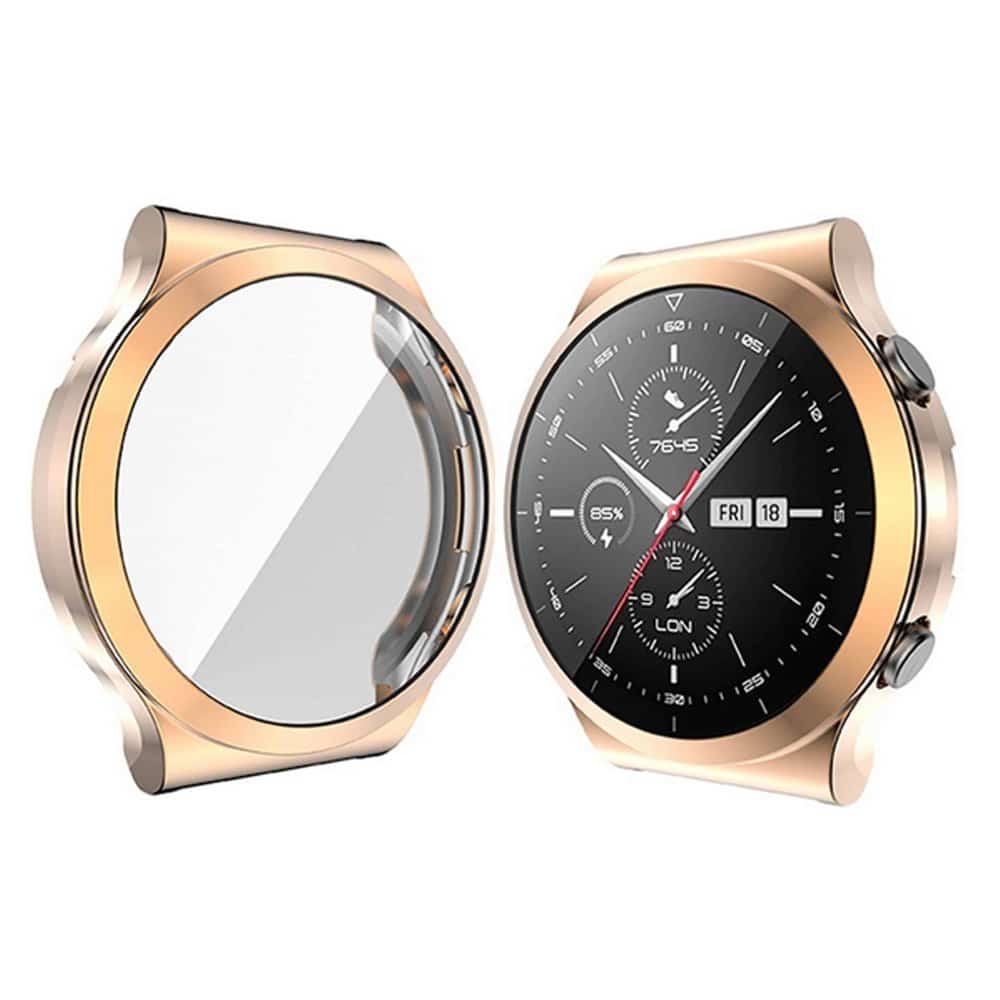 42mm Protective TPU Case for Huawei GT2-Gold & Rose Gold Combo