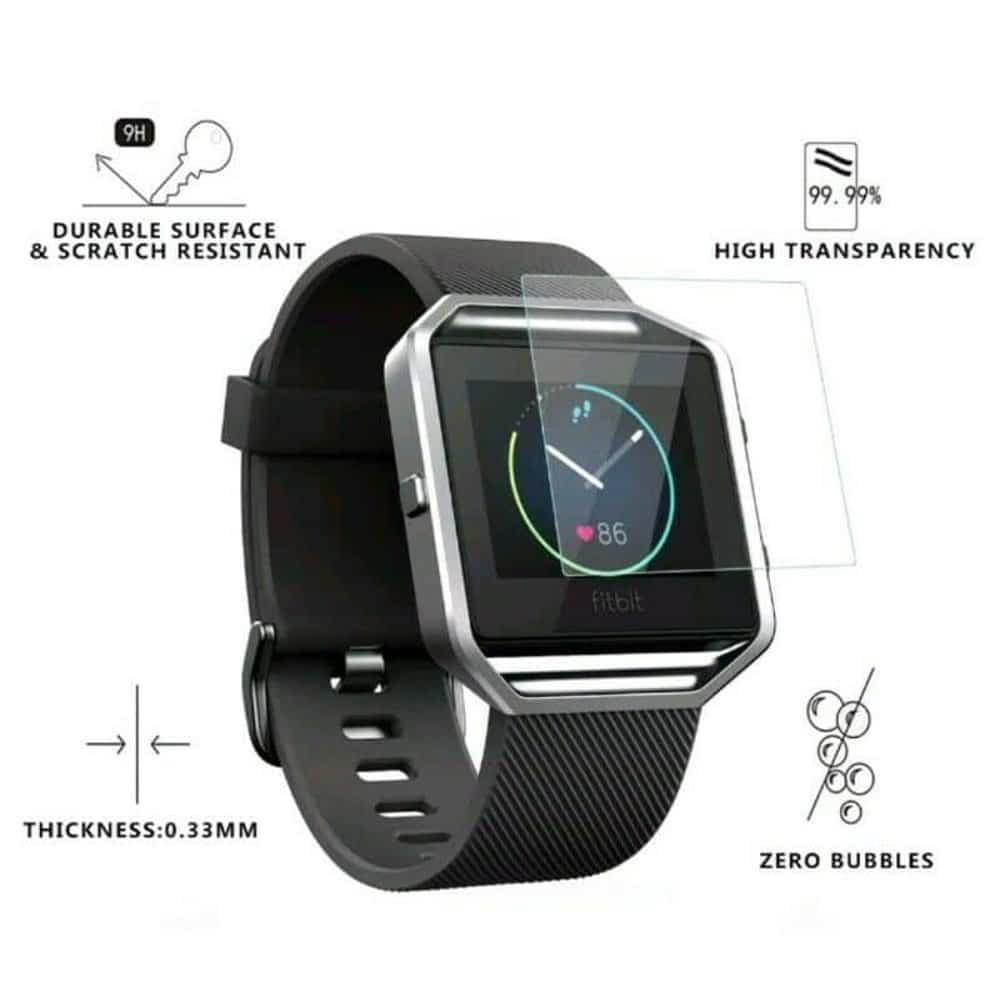 Fitbit Blaze TPU protective case (Clear) + screen protector Combo