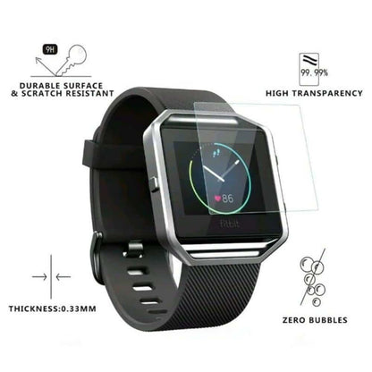 Fitbit Blaze TPU protective case (Clear) + screen protector Combo
