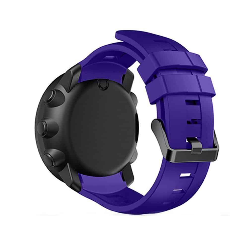 Suunto Ambit 3 Vertical Silicone Strap -Purple/White Combo