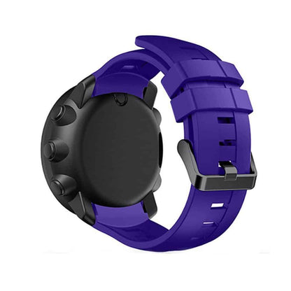 Suunto Ambit 3 Vertical Silicone Strap -Purple/White Combo