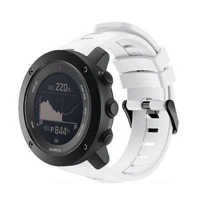 Suunto Ambit 3 Vertical Silicone Strap -Purple/White Combo
