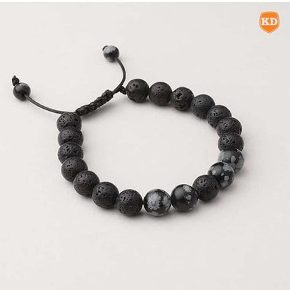 Aromatherapy Lava Stone Essential Oil Diffuser Bracelet- x2 Combo